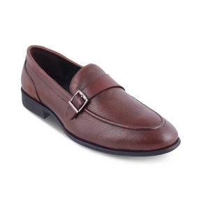 The Heiden Tan Men's Leather Loafers Tresmode
