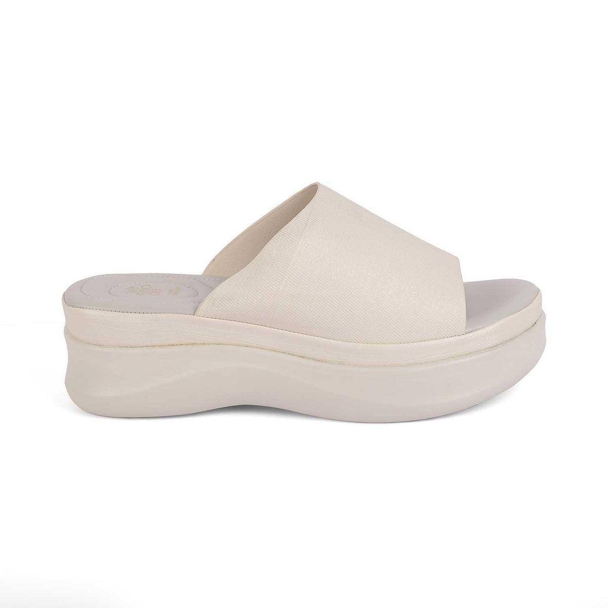 Sanned White Women's 2.5-inch Wedges Tresmode