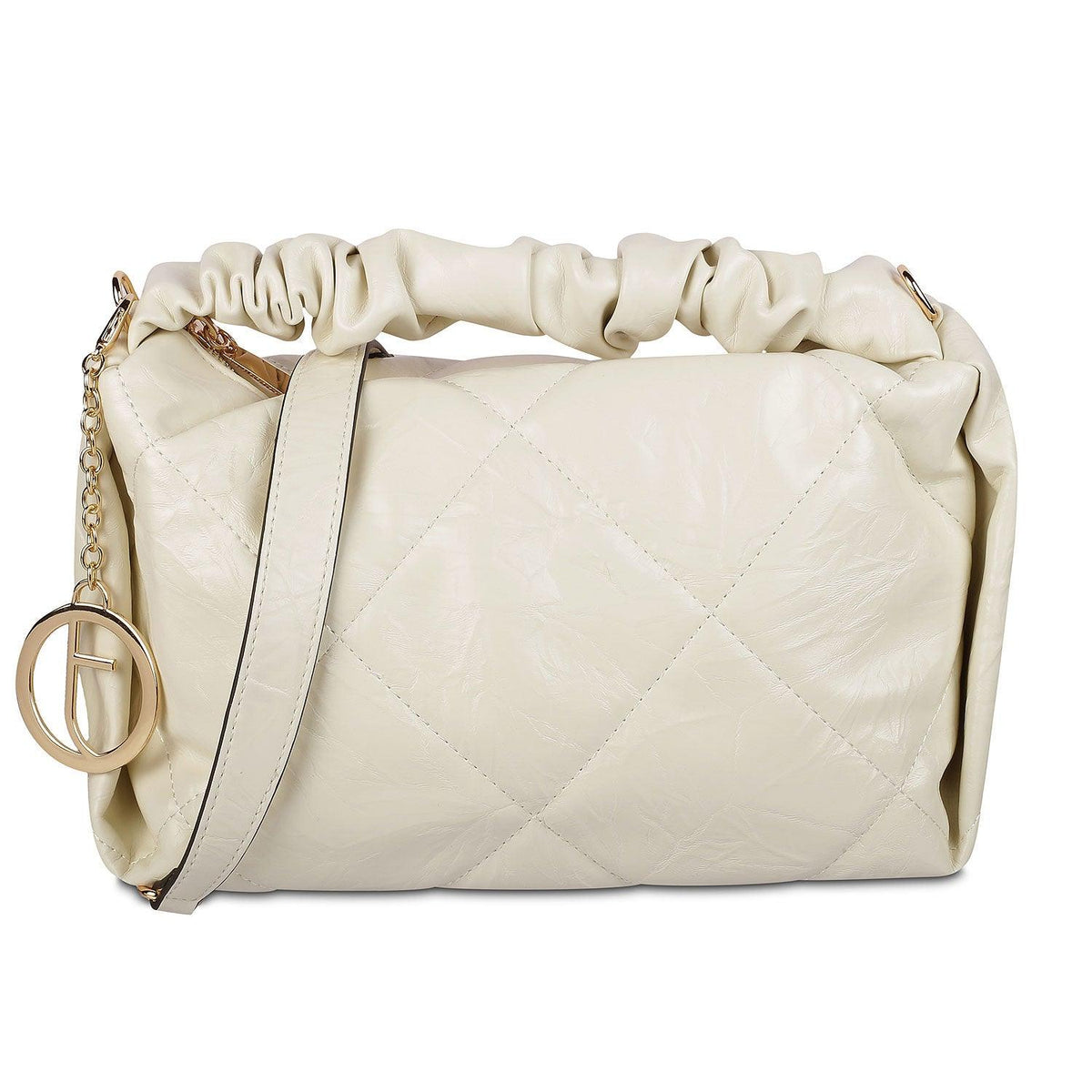 Tresmode Beige Vegan Friendly Leather Women’s Sling Bag