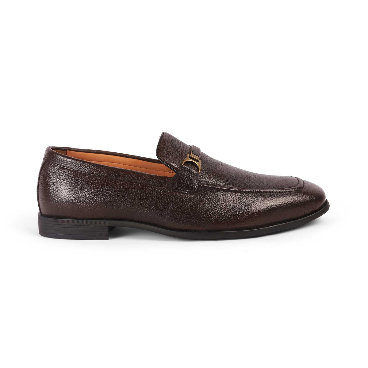 Even Brown Men's Leather Loafers Tresmode