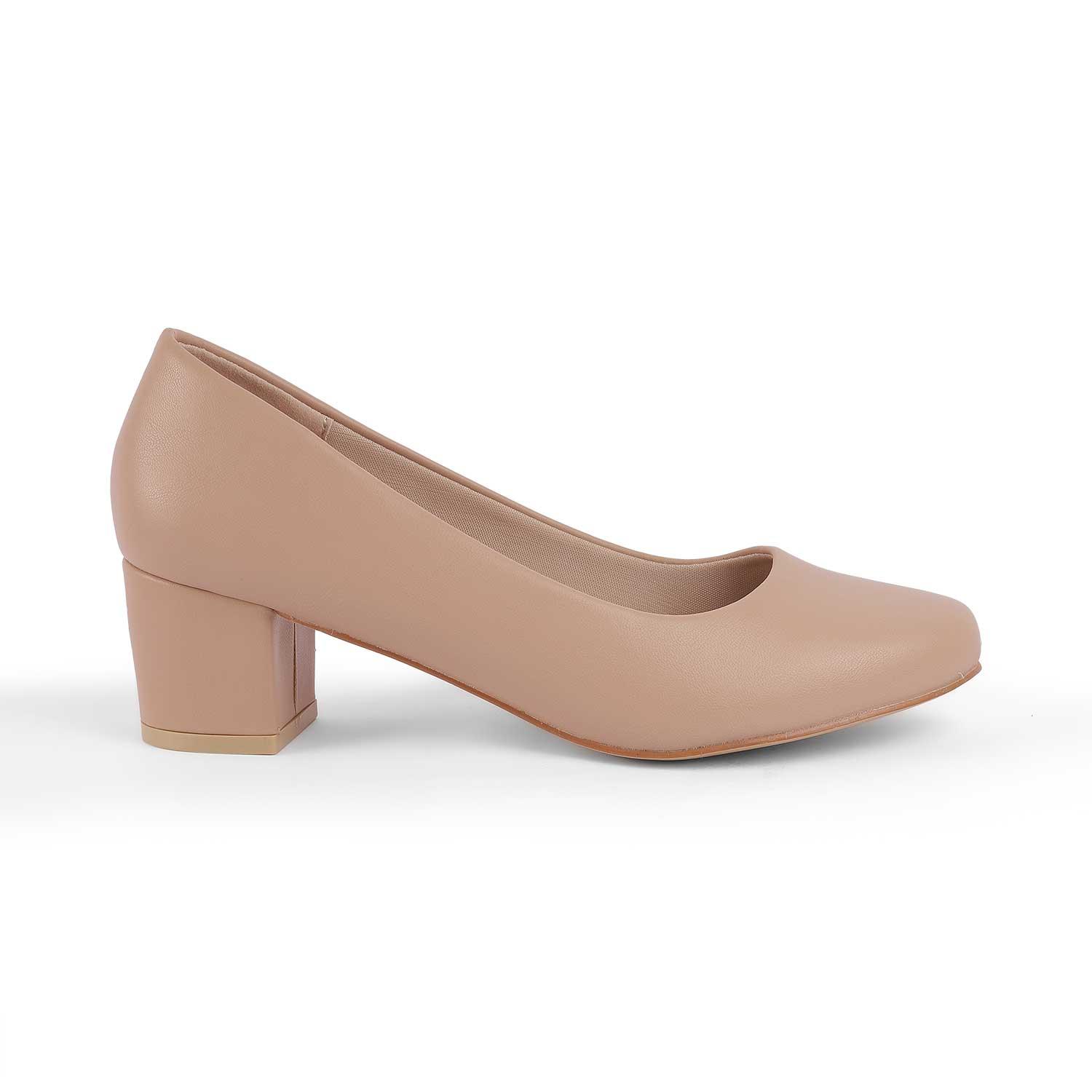 Buy Beige Women's Pumps The Koko Beige Tresmode - Main Image