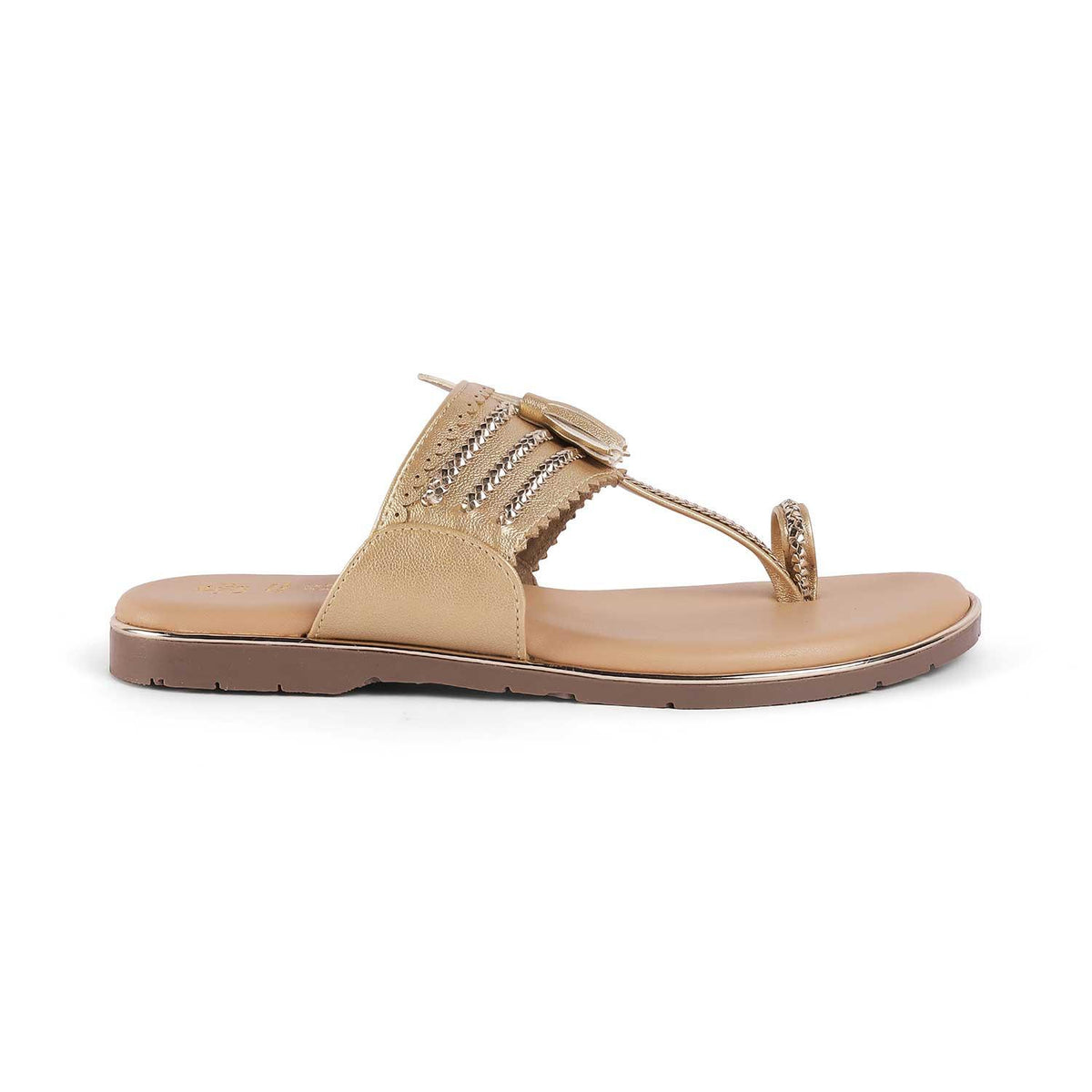 Mekol Gold Women's Flats Tresmode