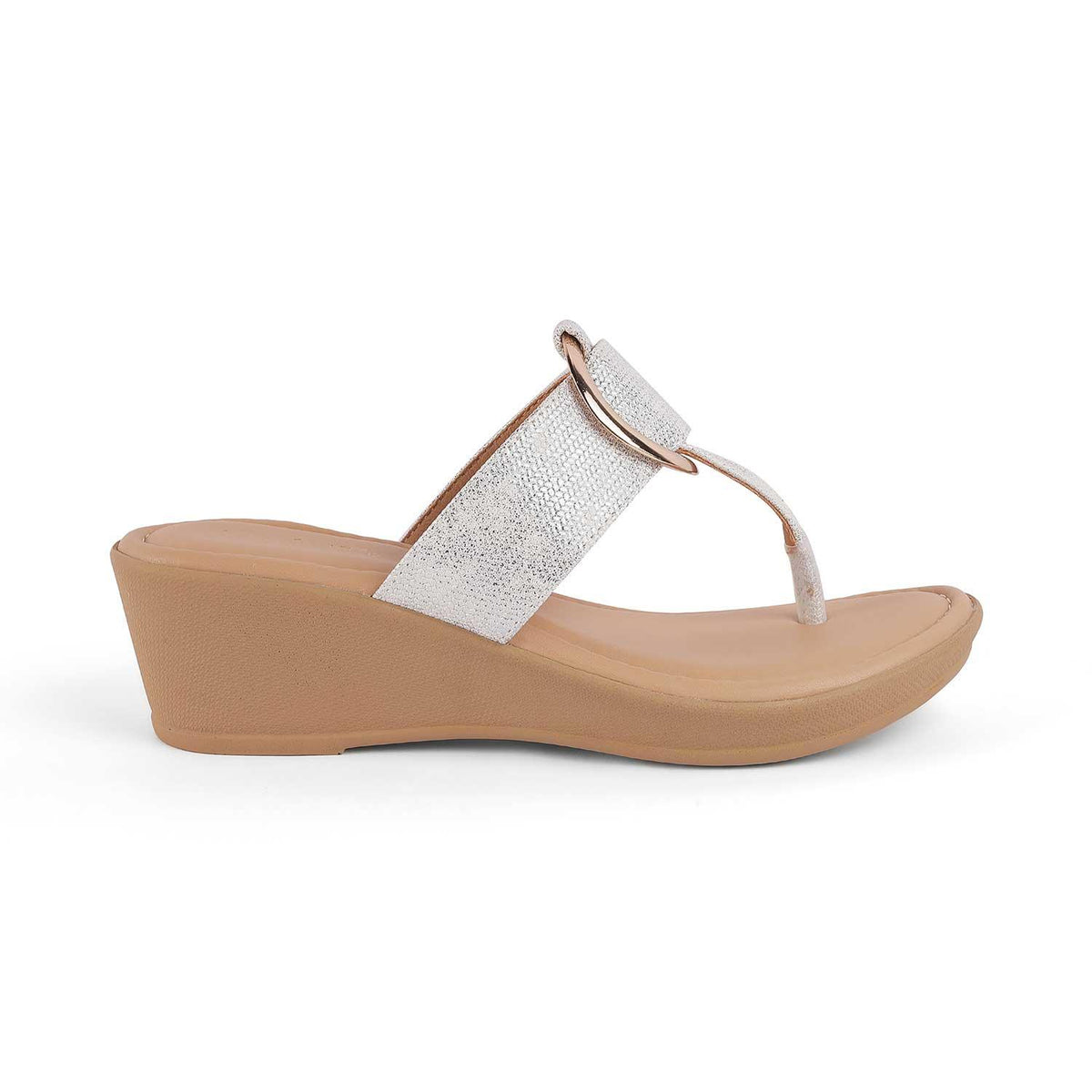 Ming White Women's Wedge Sandals Tresmode