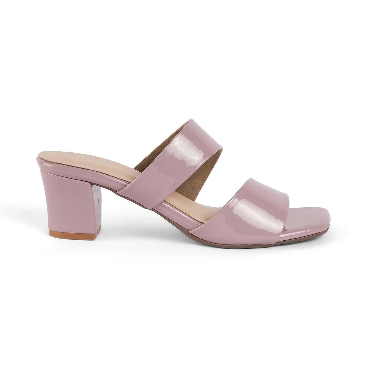 Sania Lilac Women's Block Heel Sandals Tresmode