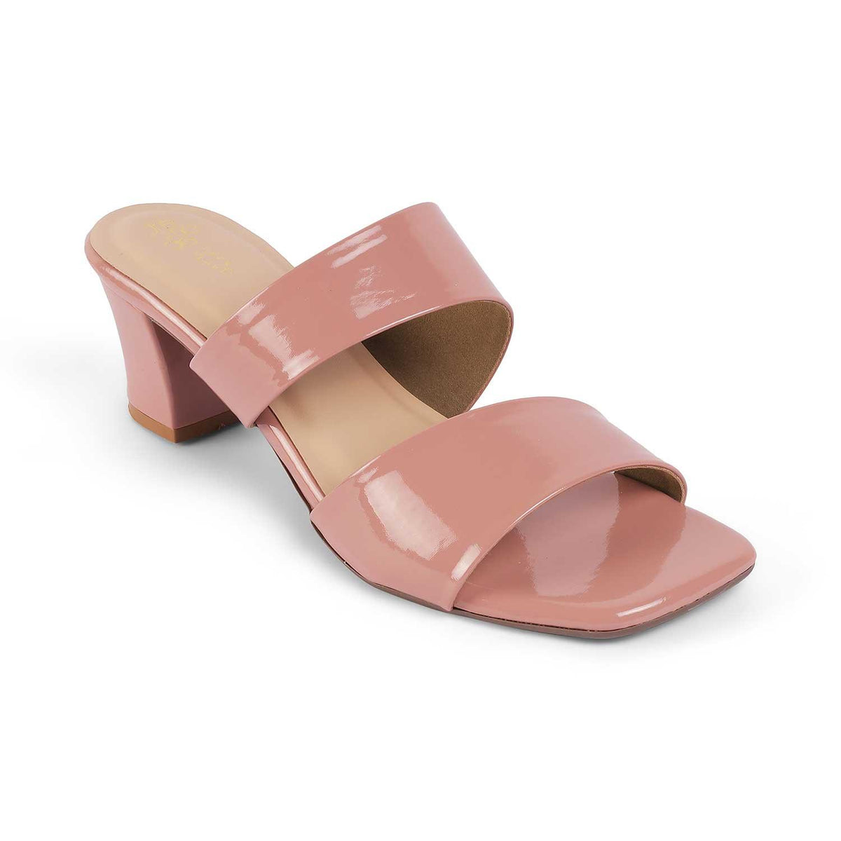 Sania Pink Women's 2.5-inch Block Heel Sandals Tresmode