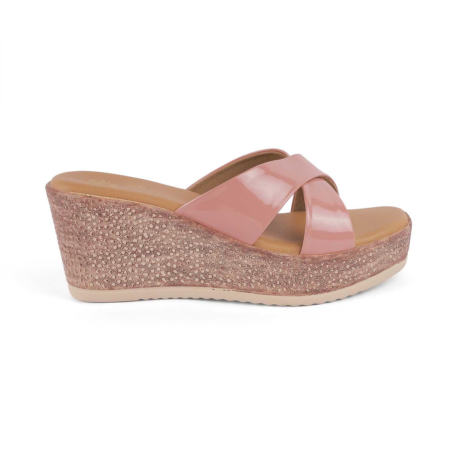Buy Pink Women's Wedges The Sansy Pink Tresmode