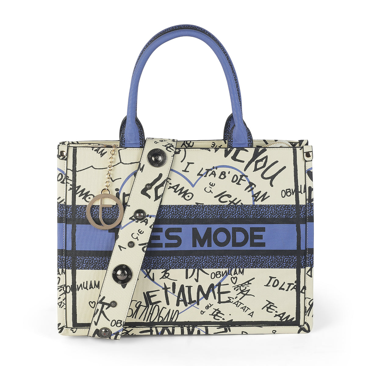 Women's Blue Handbag Tresmode
