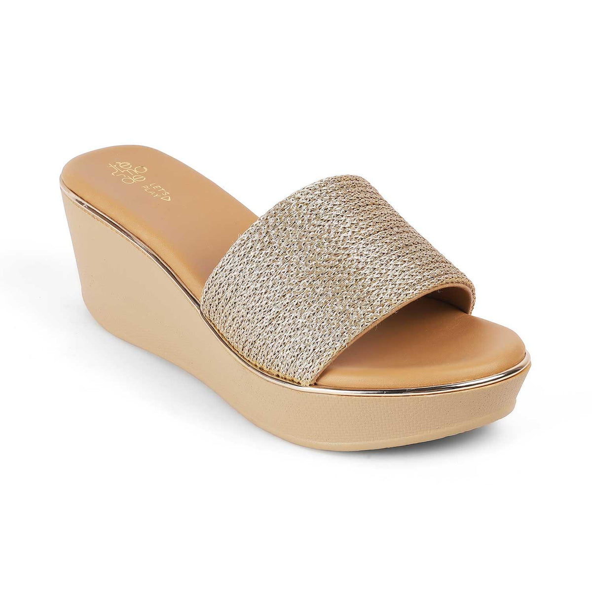 Alake Gold Women's Vegan-Friendly Wedges Tresmode