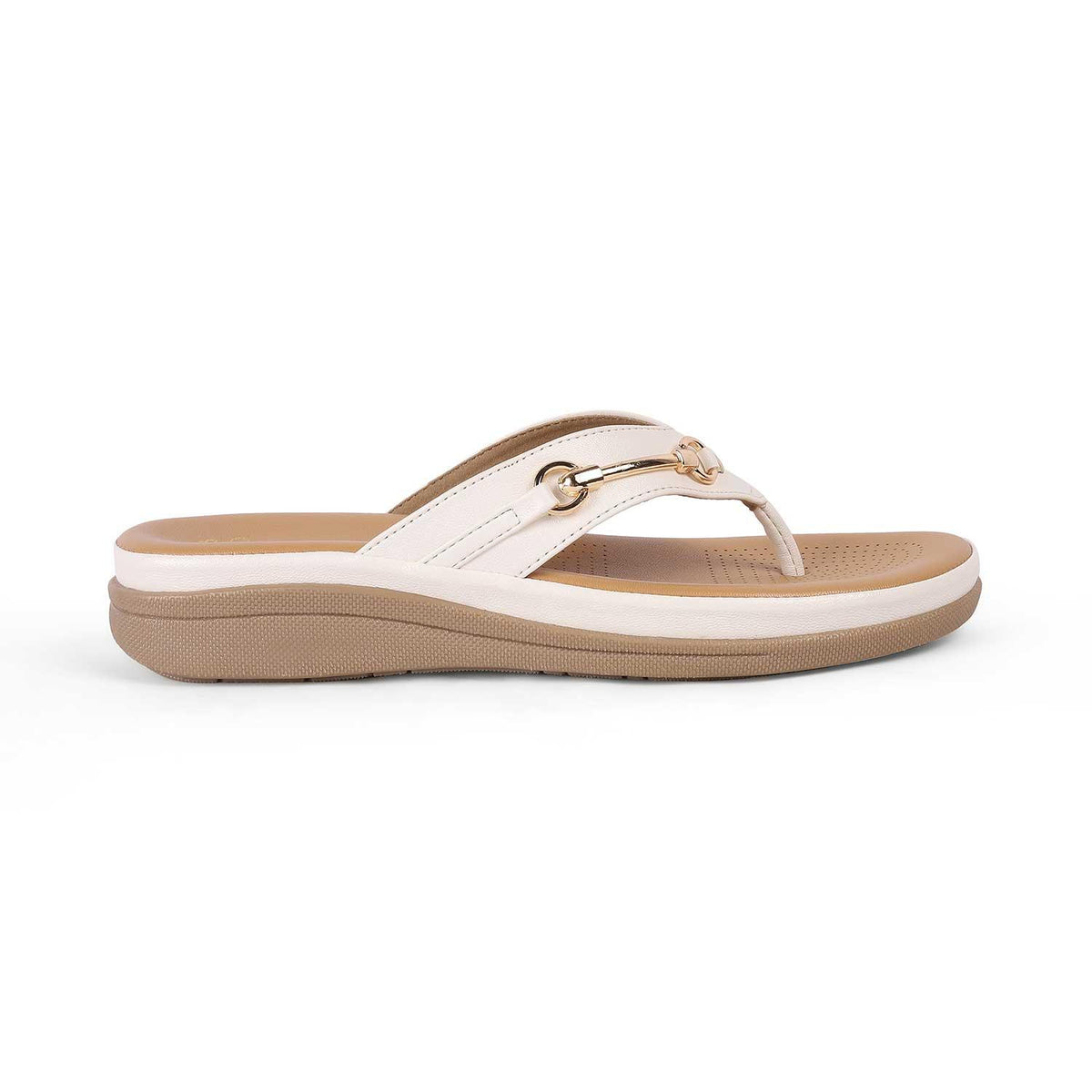 Backs White Women's Platform Flats Tresmode