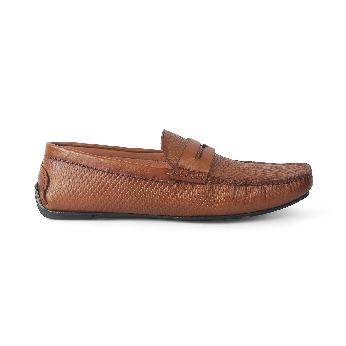 Men's Leather Penny Driving Loafers Tresmode