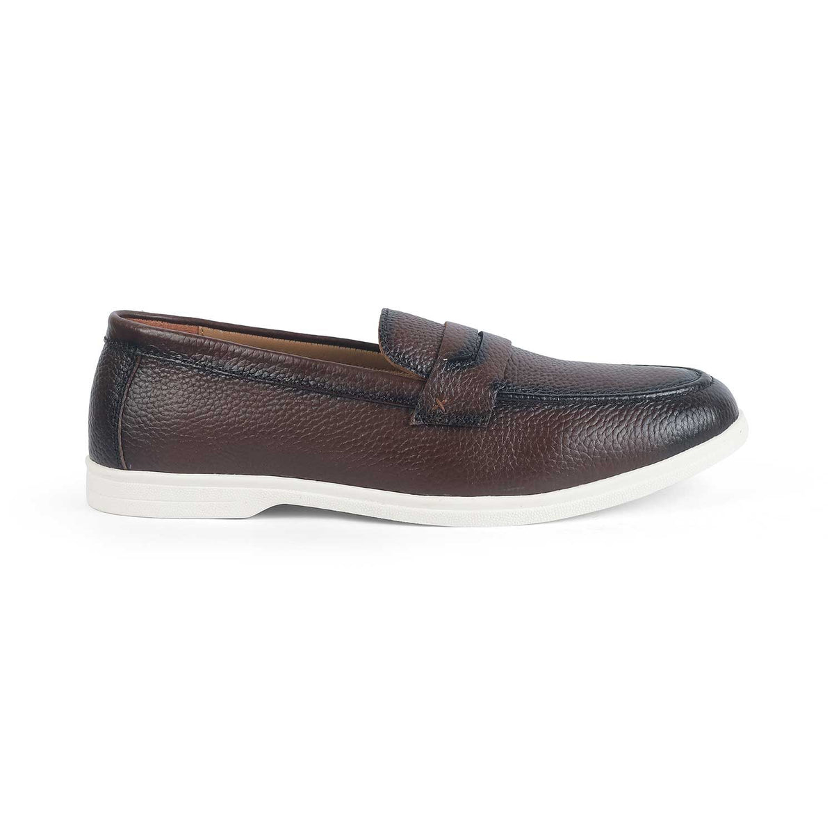 Men's Leather Driving Penny Loafers Tresmode