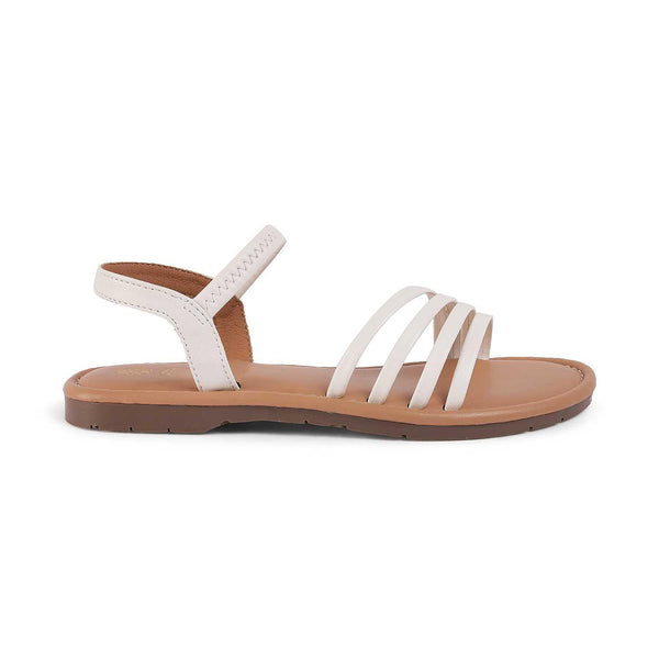 Tresmode Slip White Women's Dress Flats