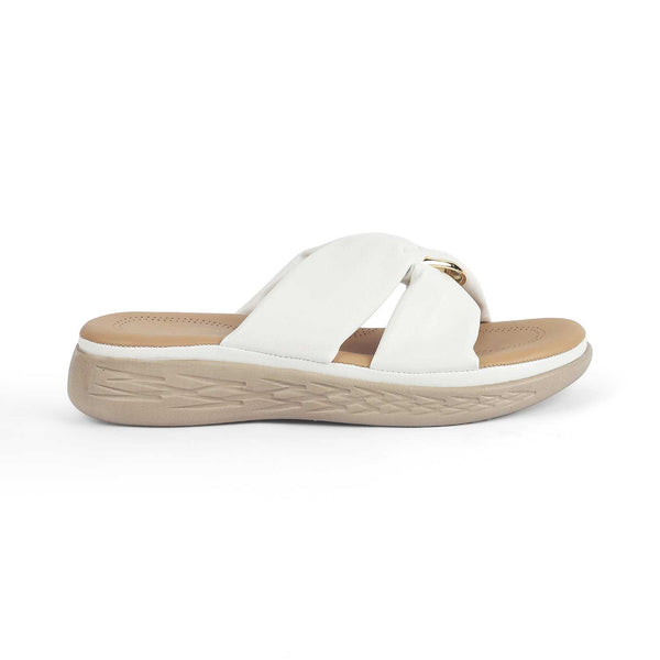 The Havit White Women's Casual Wedge Sandals Tresmode