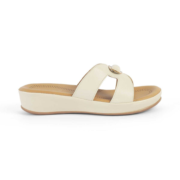 The Strapped Pewter Women's Dress Flats Tresmode