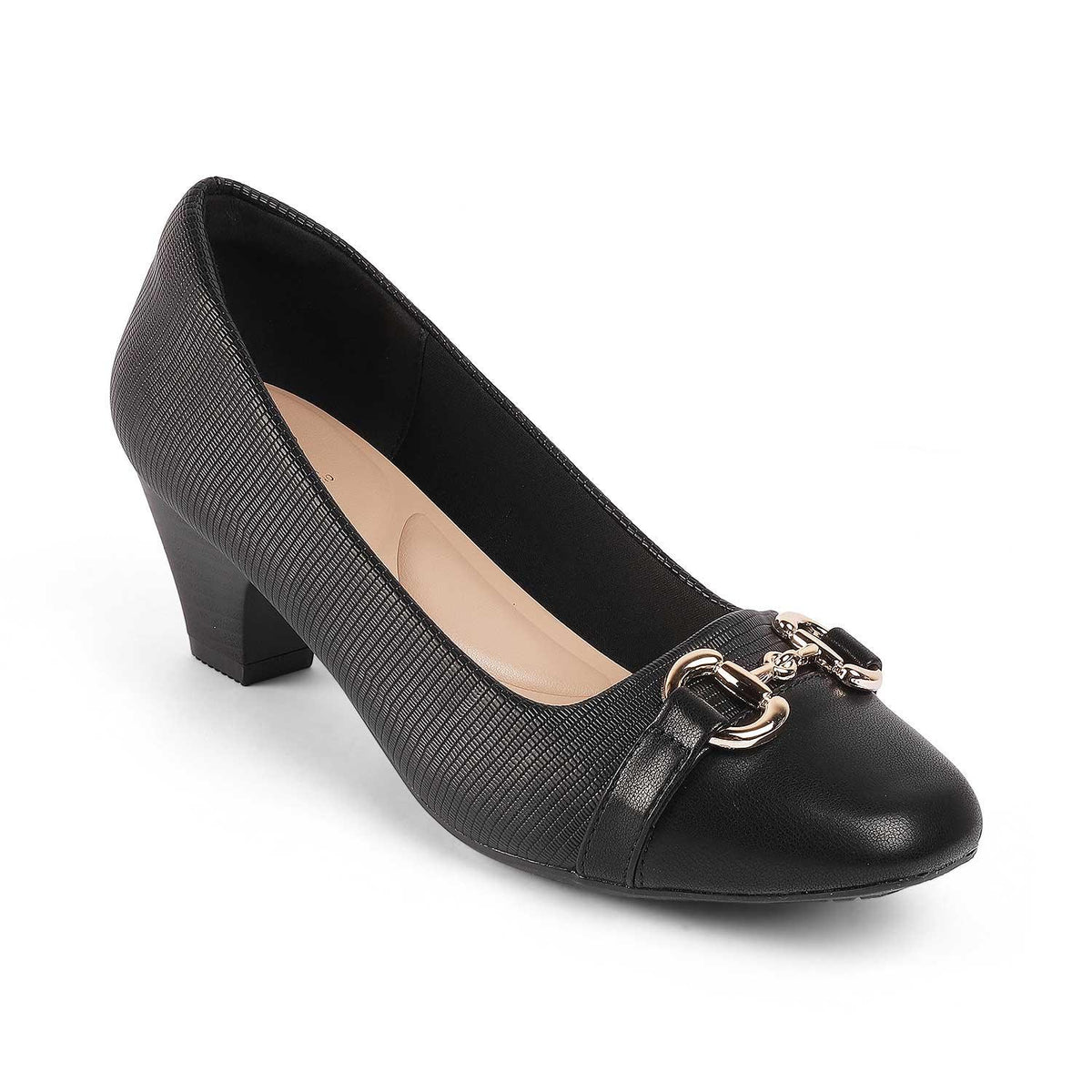 Nova Black Women's 2-inch Pumps Tresmode