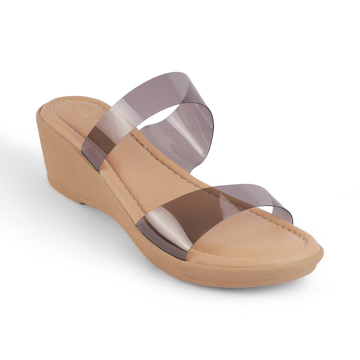 Parklane Black Women's 2-inch Wedge Sandals Tresmode