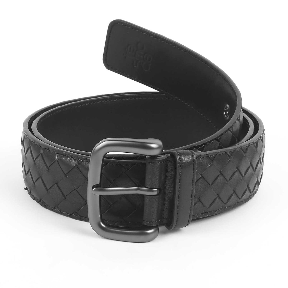 Newton Black Genuine Leather Belt For Men Tresmode