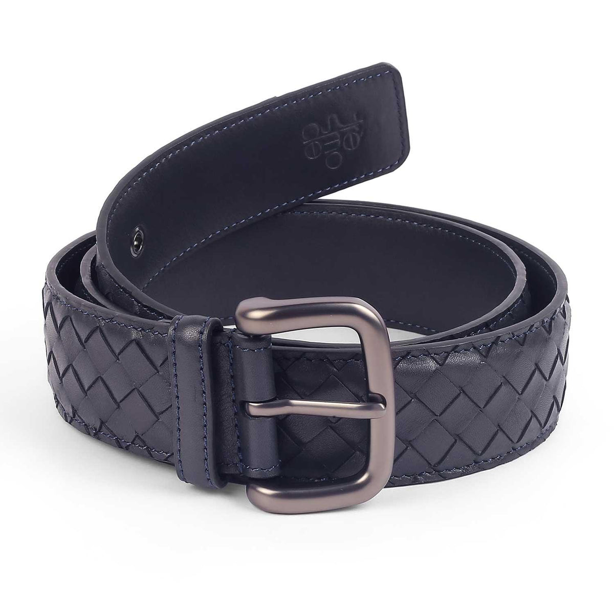 Newton Blue Genuine Leather Belt For Men Tresmode