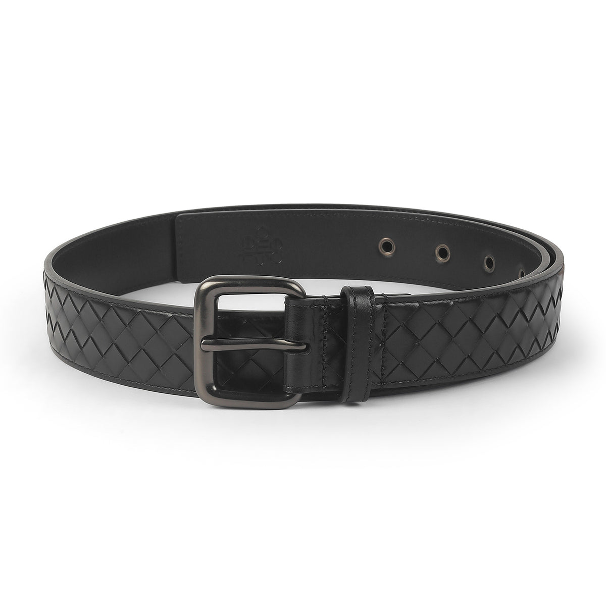 Tresmode Zeg Black Men's Leather Belt