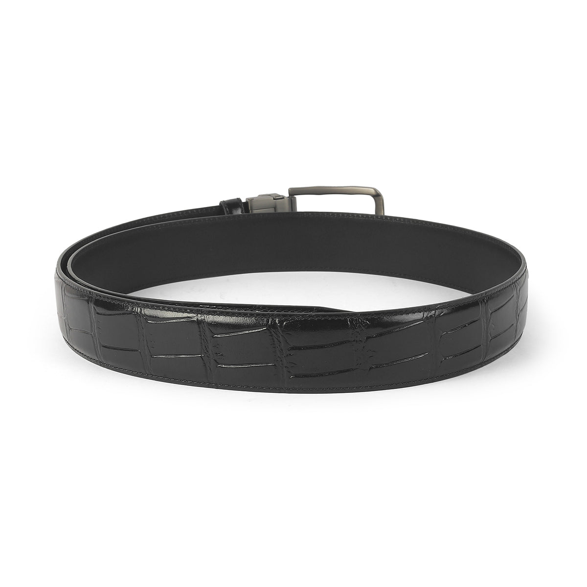 Tresmode Paris Black Men's Leather Belt