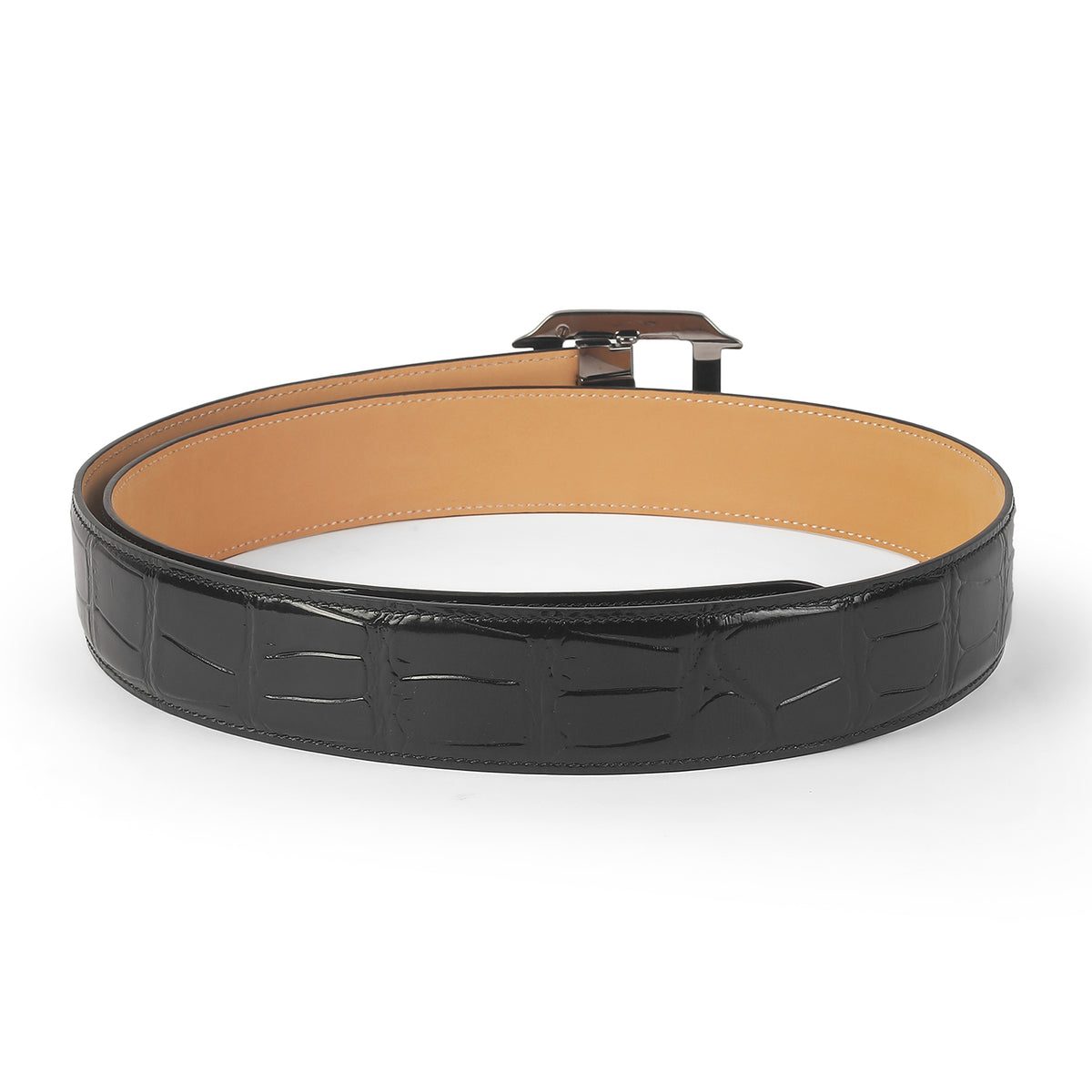Tresmode Crux Black Men's Leather Belt