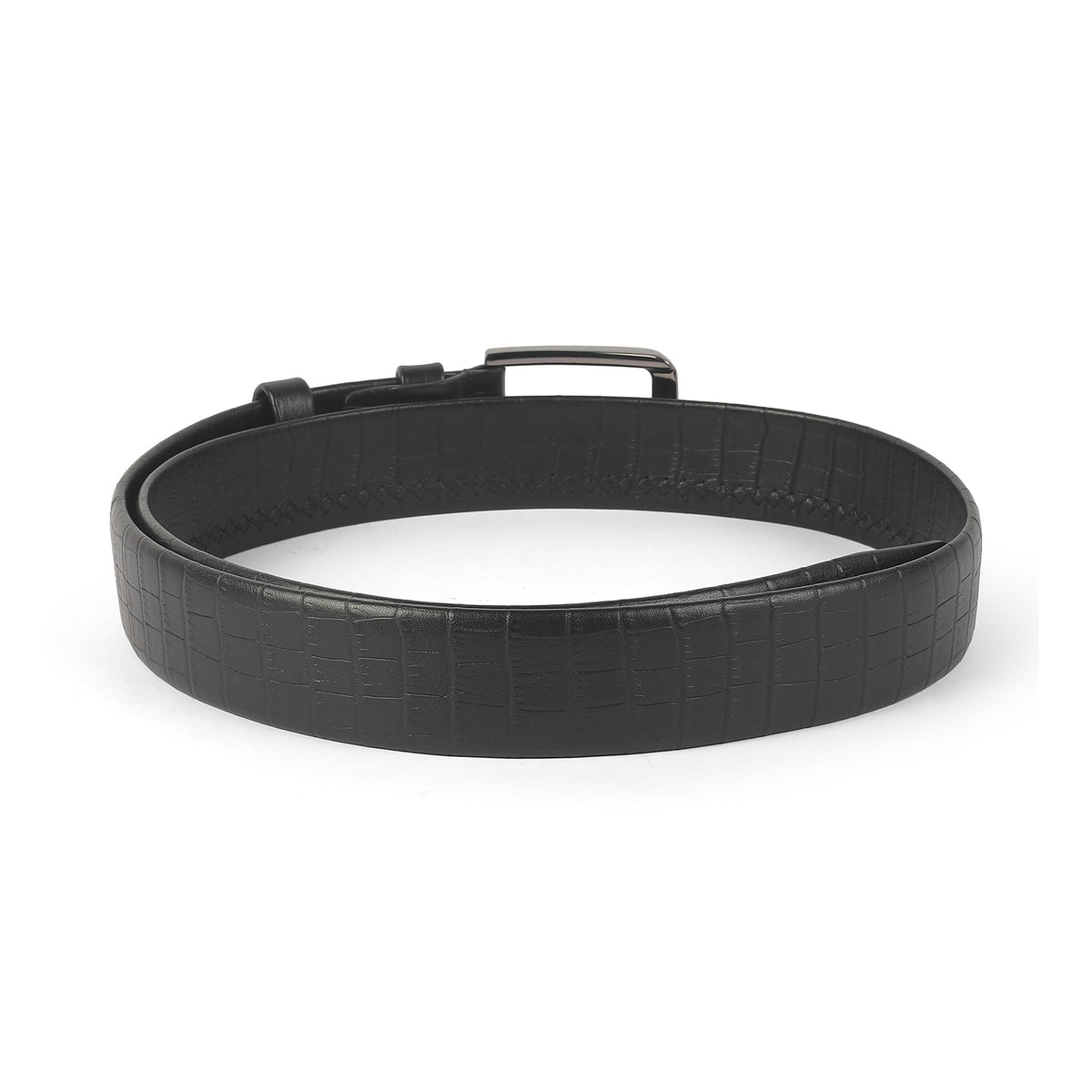 Tresmode Work Black Men's Leather Belt