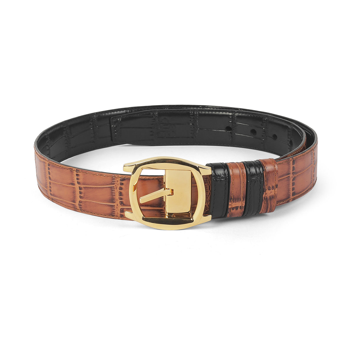 Tresmode Glam Tan Men's Leather Belt