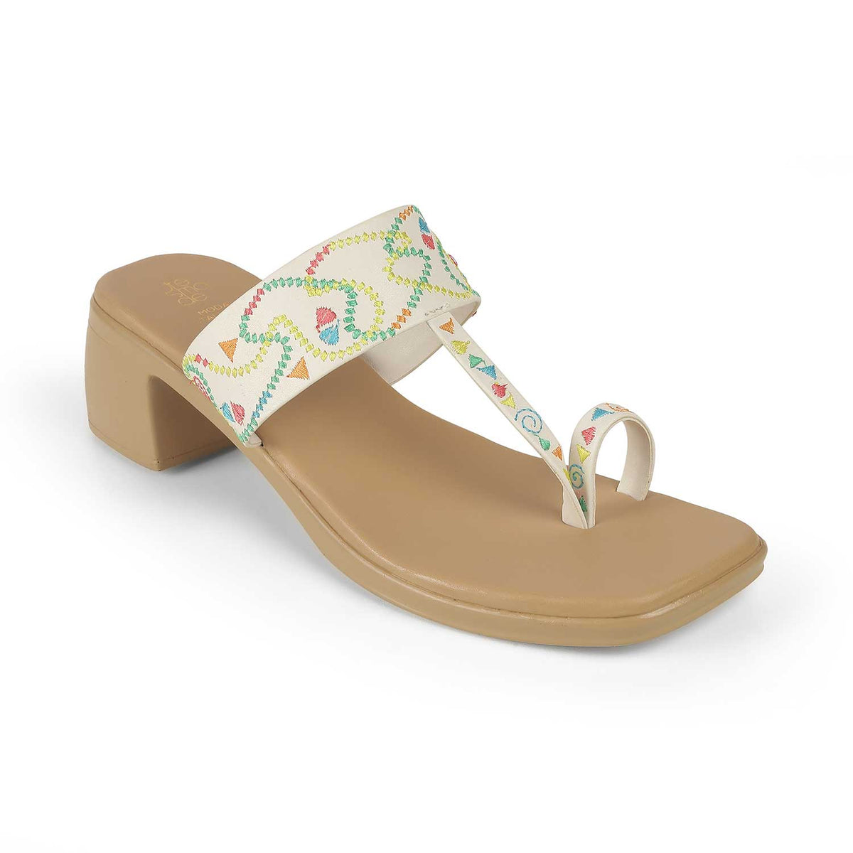 Women's Vegan-Friendly Block Heel Sandals Tresmode