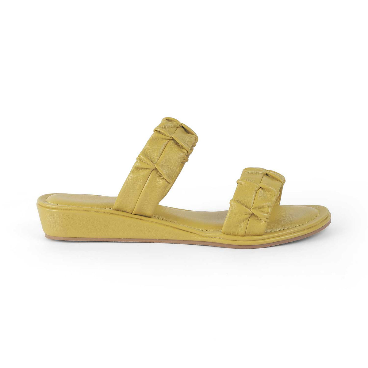 Tresmode Belo Green Women's Casual Small Wedge Sandals