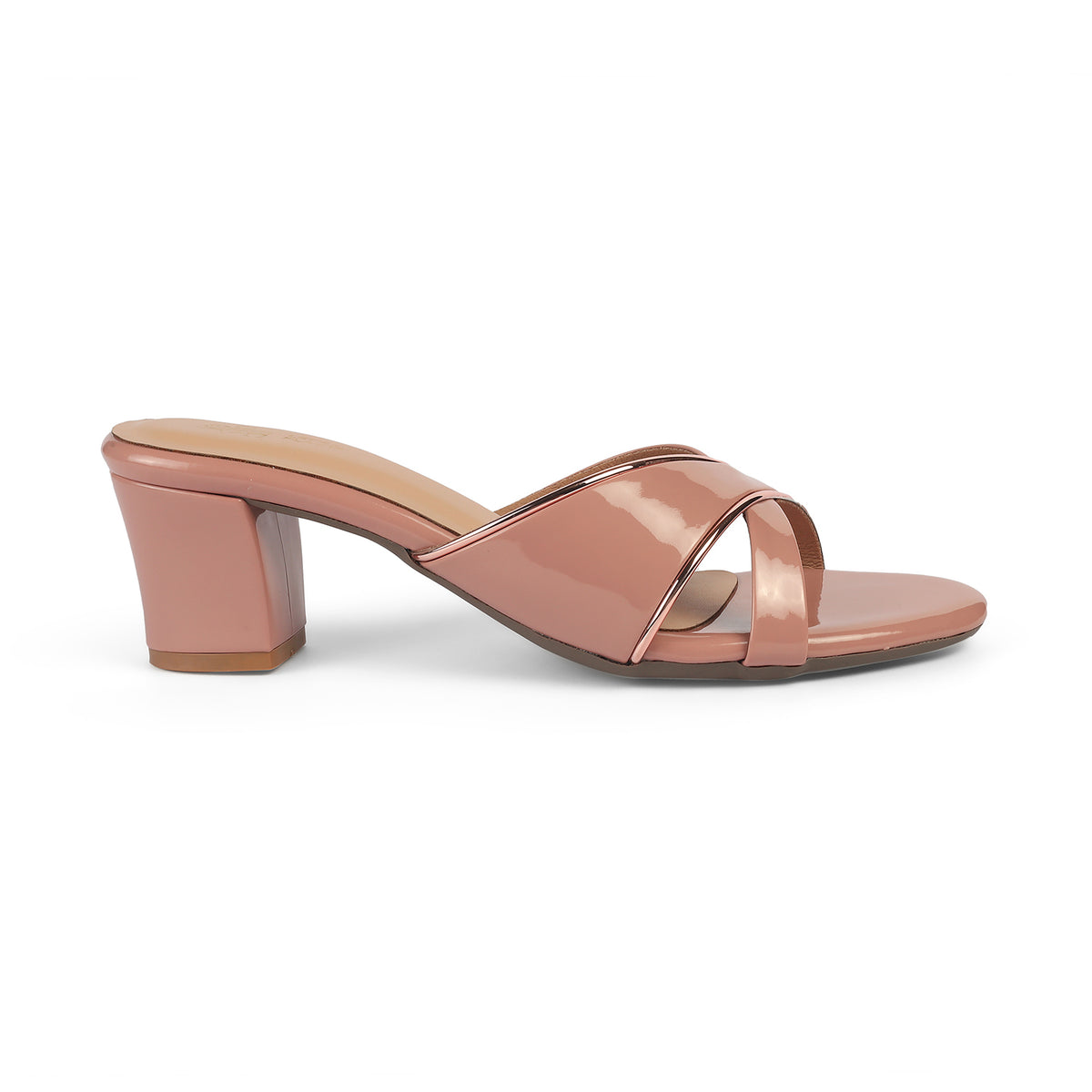 Women's Pink Block Heel Sandals Tresmode