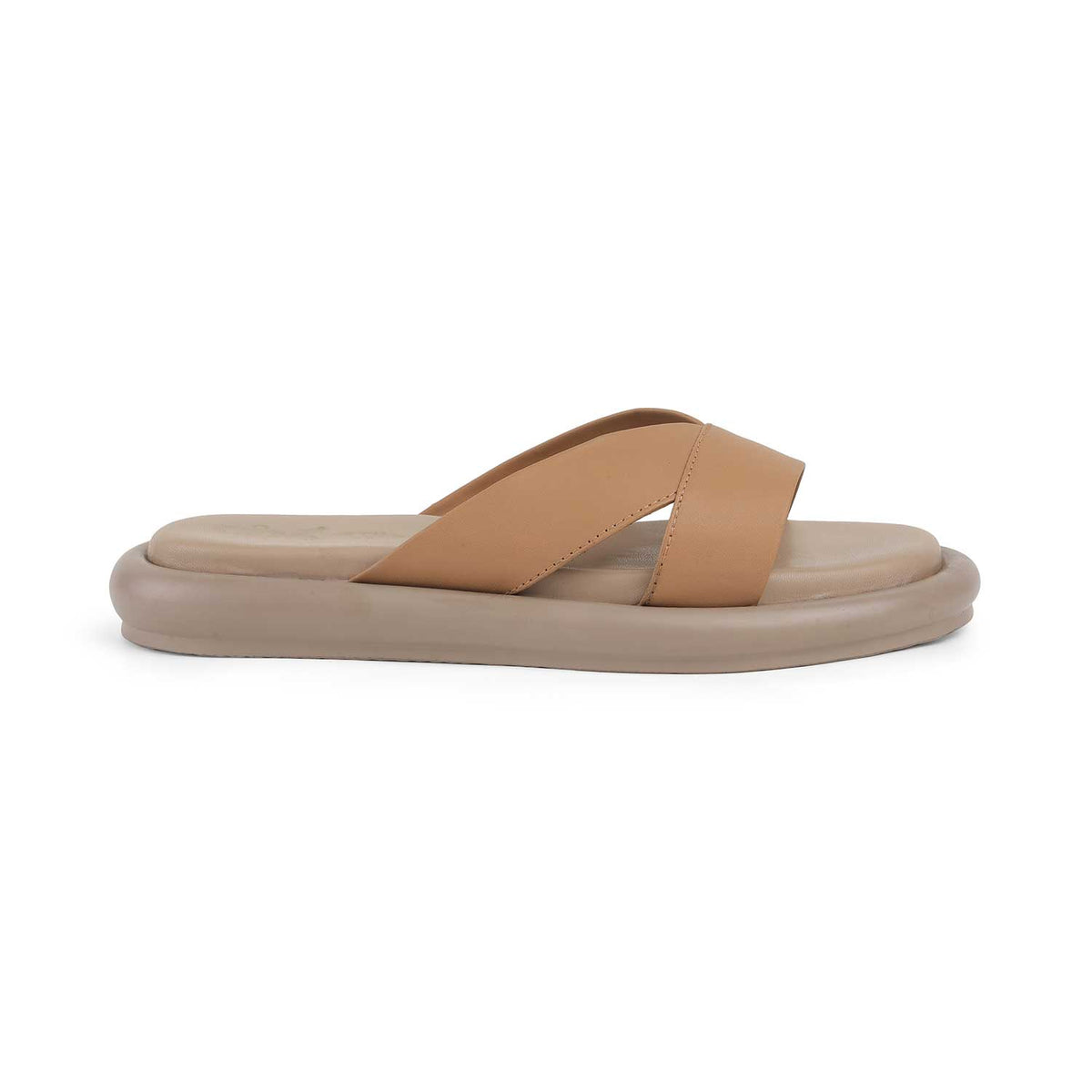 Tresmode Lalita Beige Women's Casual Platform Flats
