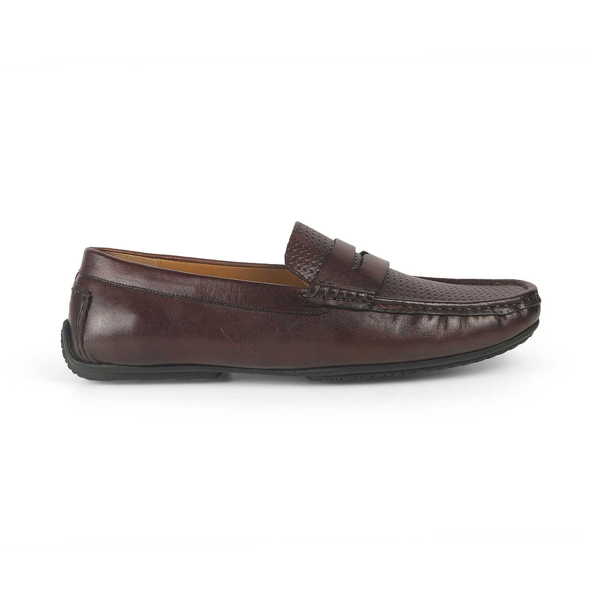 Men's Leather Penny Loafers Tresmode
