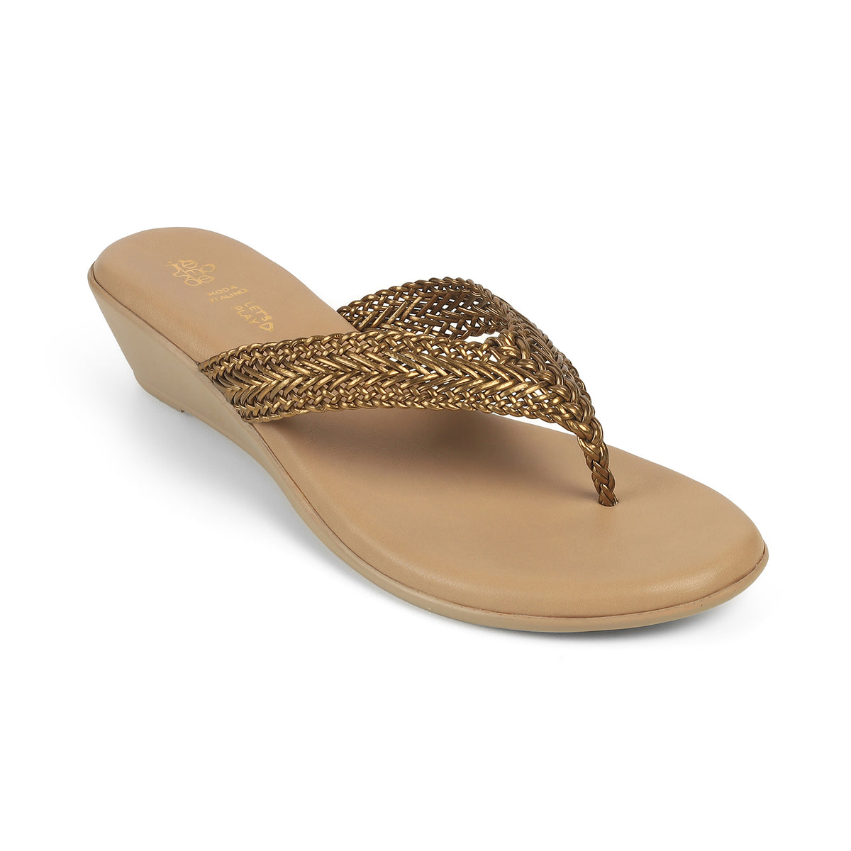 Women's Bronze Sandals Tresmode