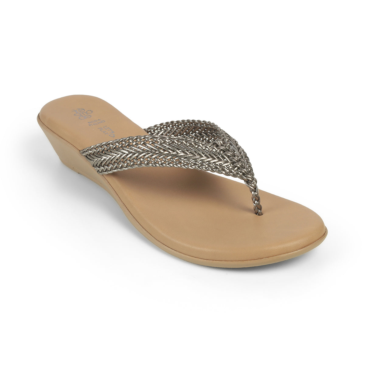 Women's Pewter Sandals Tresmode