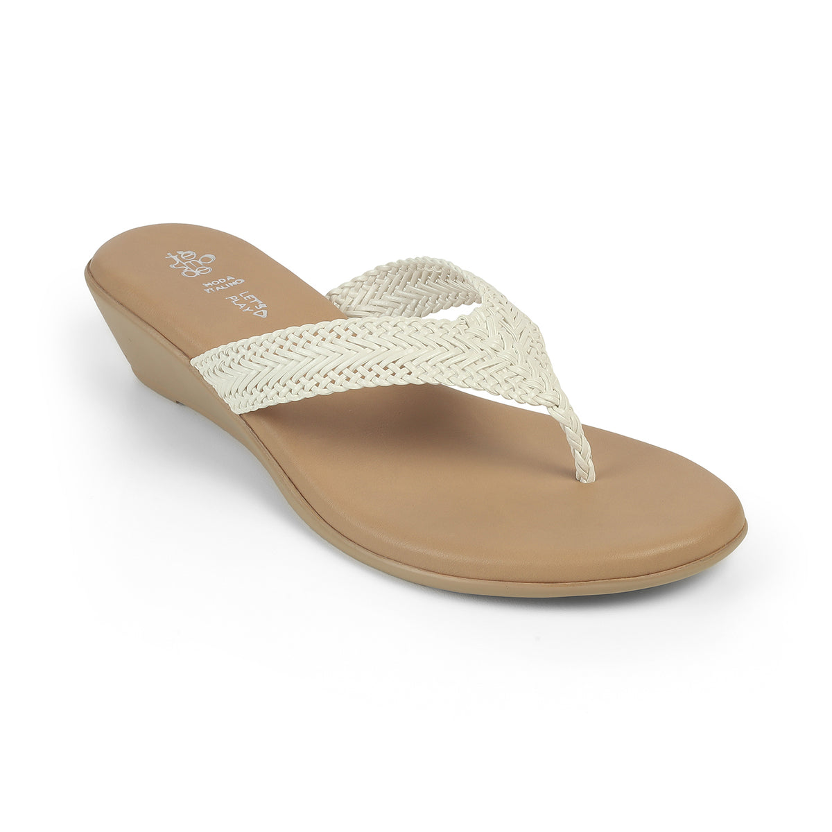 Women's White Sandals Tresmode