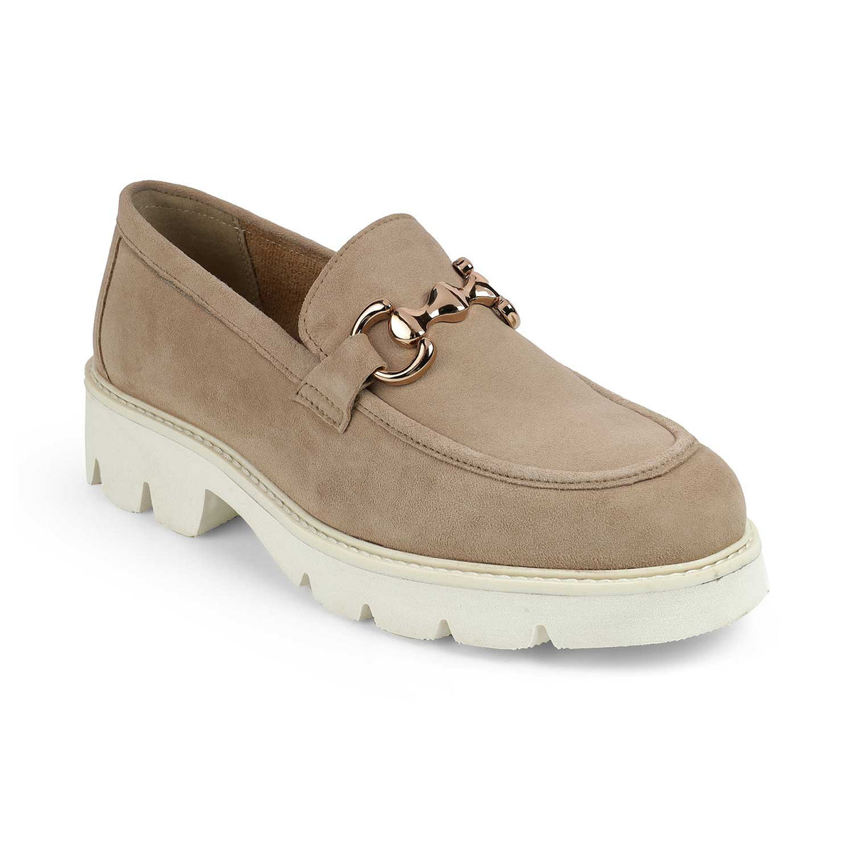 Women's Oyester Chunky Sole Loafers Tresmode