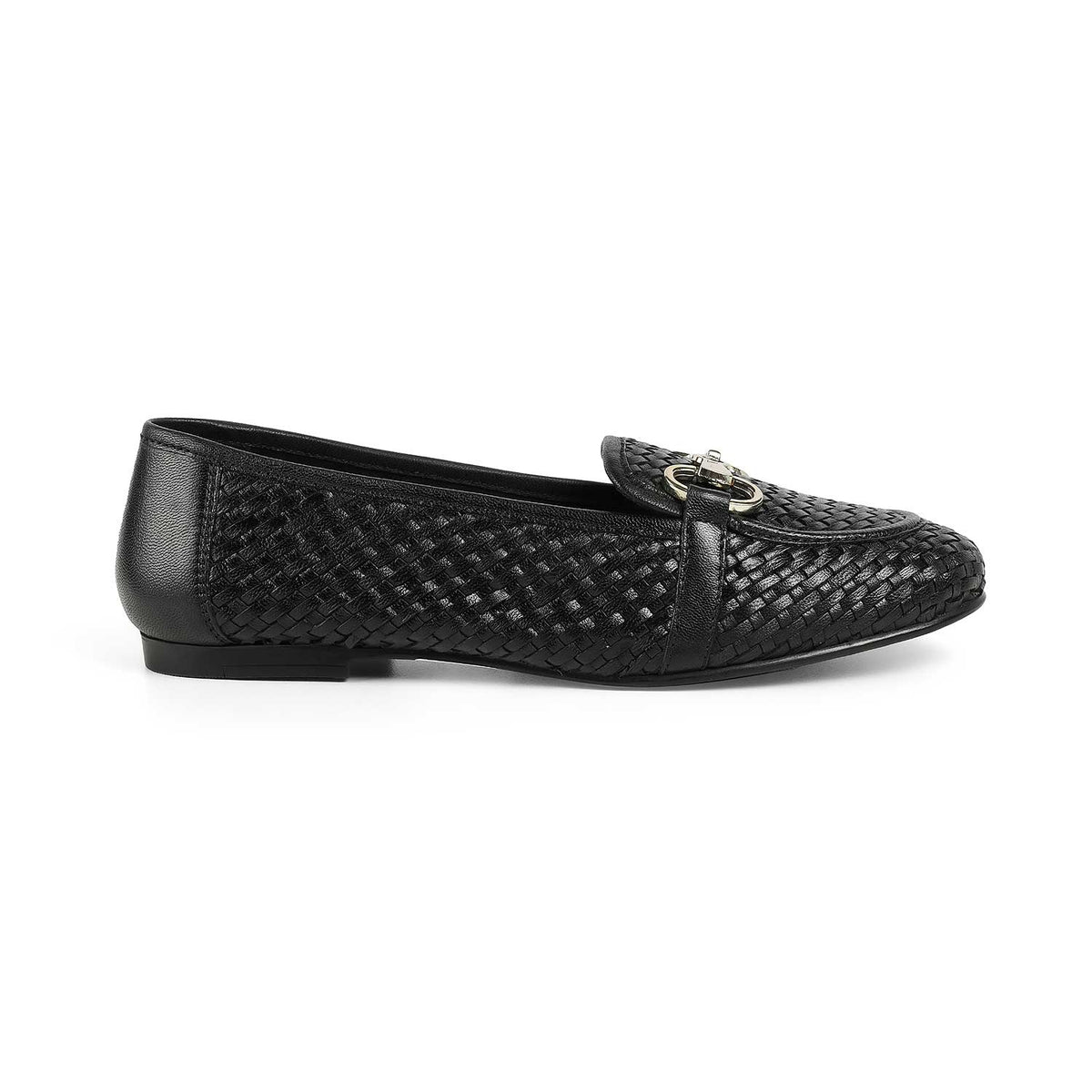 Tresmode Anweave Black Women's Dress Loafers