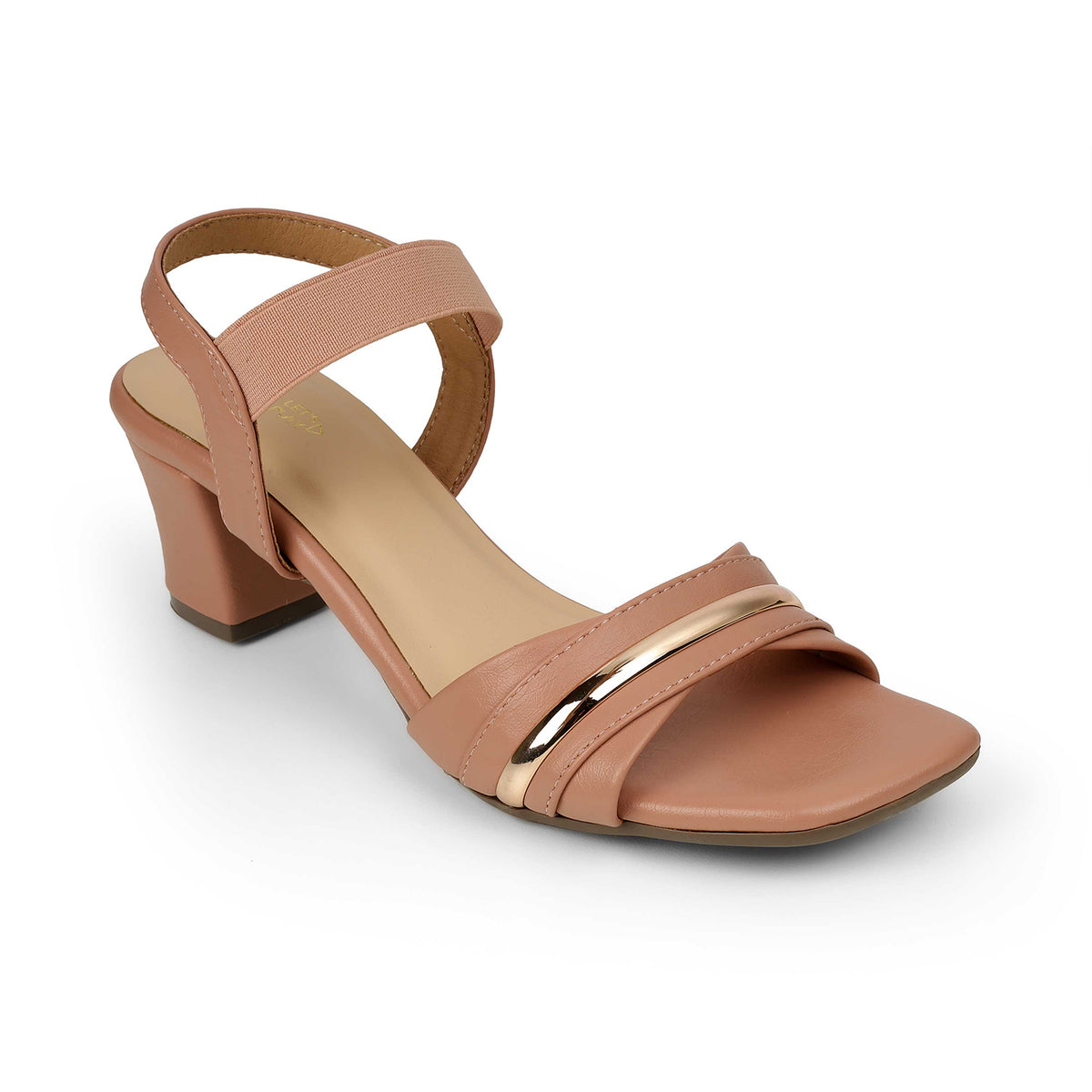 Tresmode Jive Pink Women's Dress Block Heel Sandals