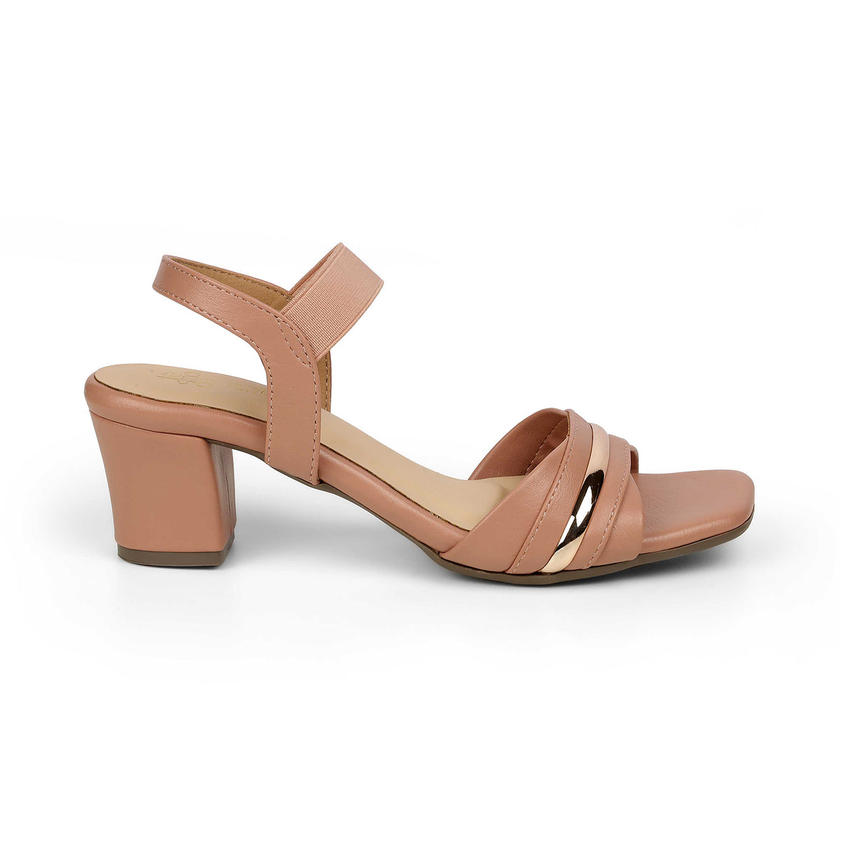 Tresmode Jive Pink Women's Dress Block Heel Sandals