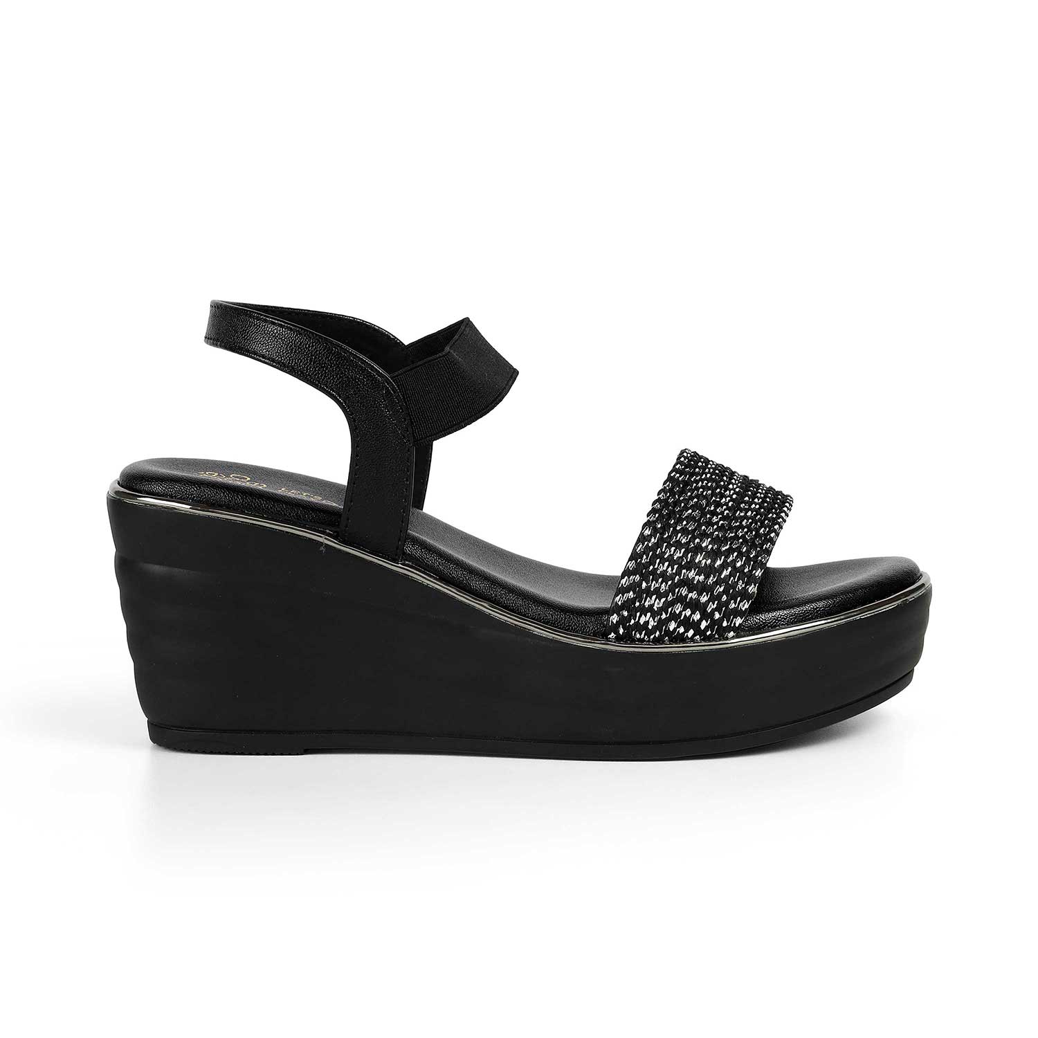 Buy Black Women's Wedges The Mesa Black Tresmode