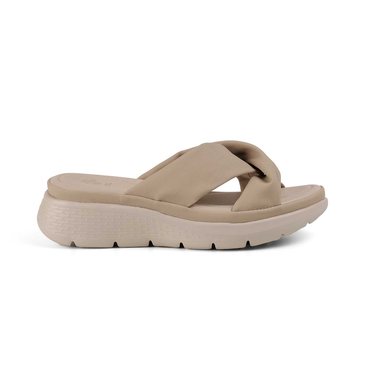 Tresmode Ian Beige Women's Casual Wedge Sandals