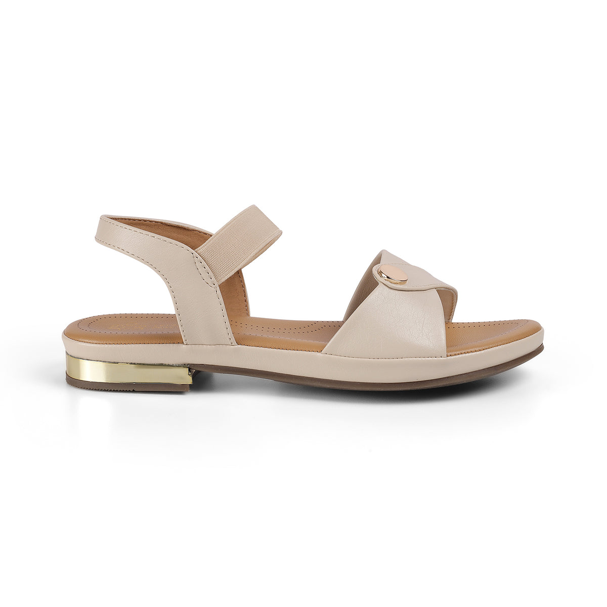 Tresmode Jero Cream Women's Dress Sandals