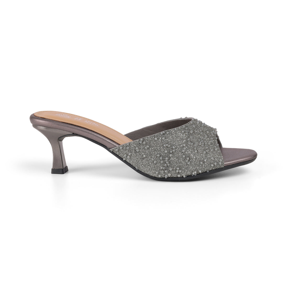 Tresmode Maines Pewter Women's Dress Heel Sandals