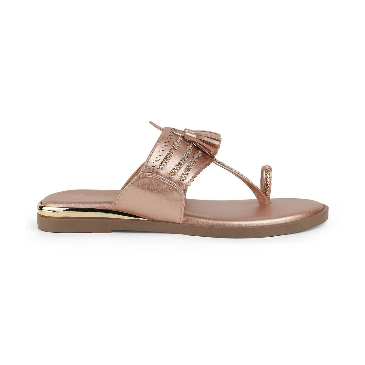 Tresmode Mirko Champagne Women's Dress Flats