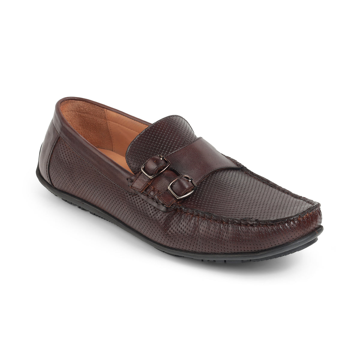 Tresmode Rok Cognac Men's Leather Loafers