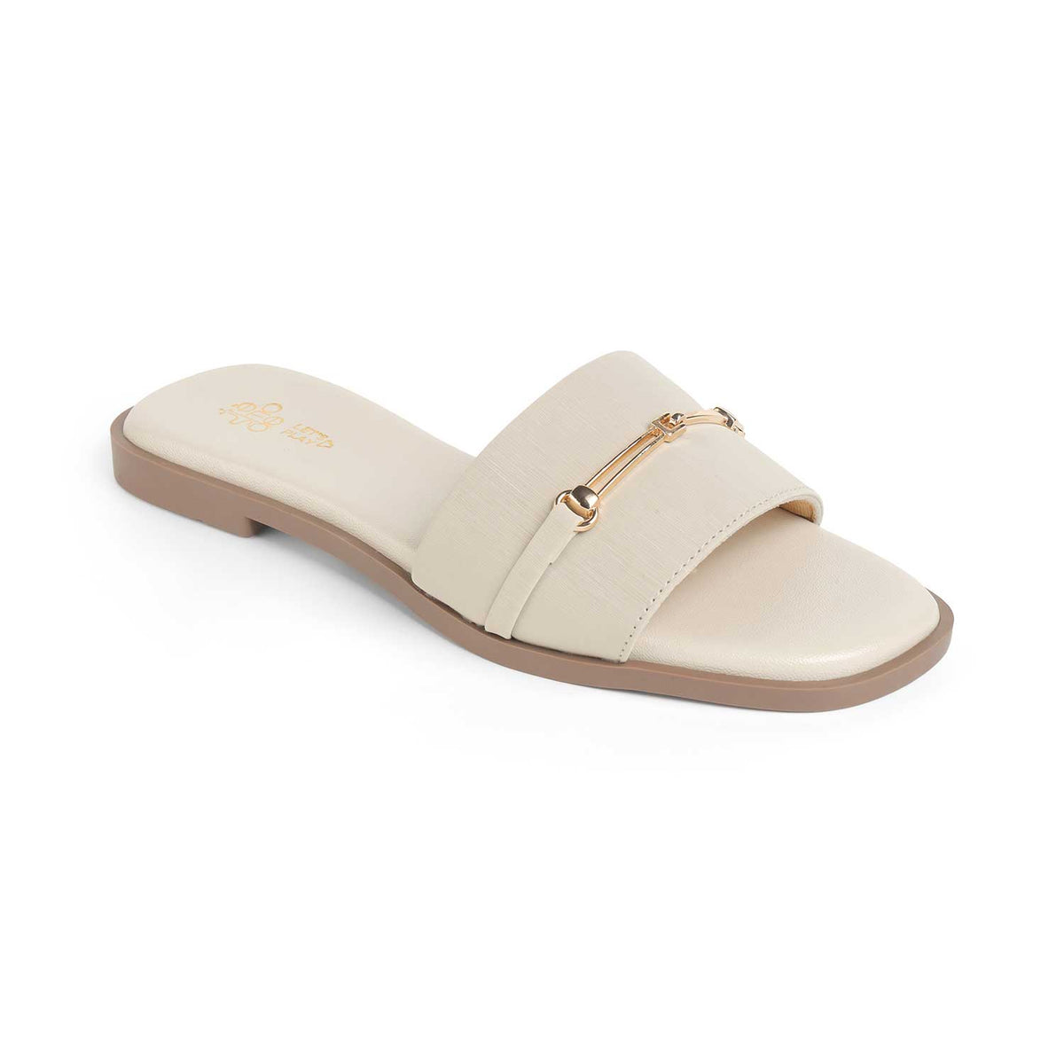 Tresmode Royalty Cream Women's Dress Flats