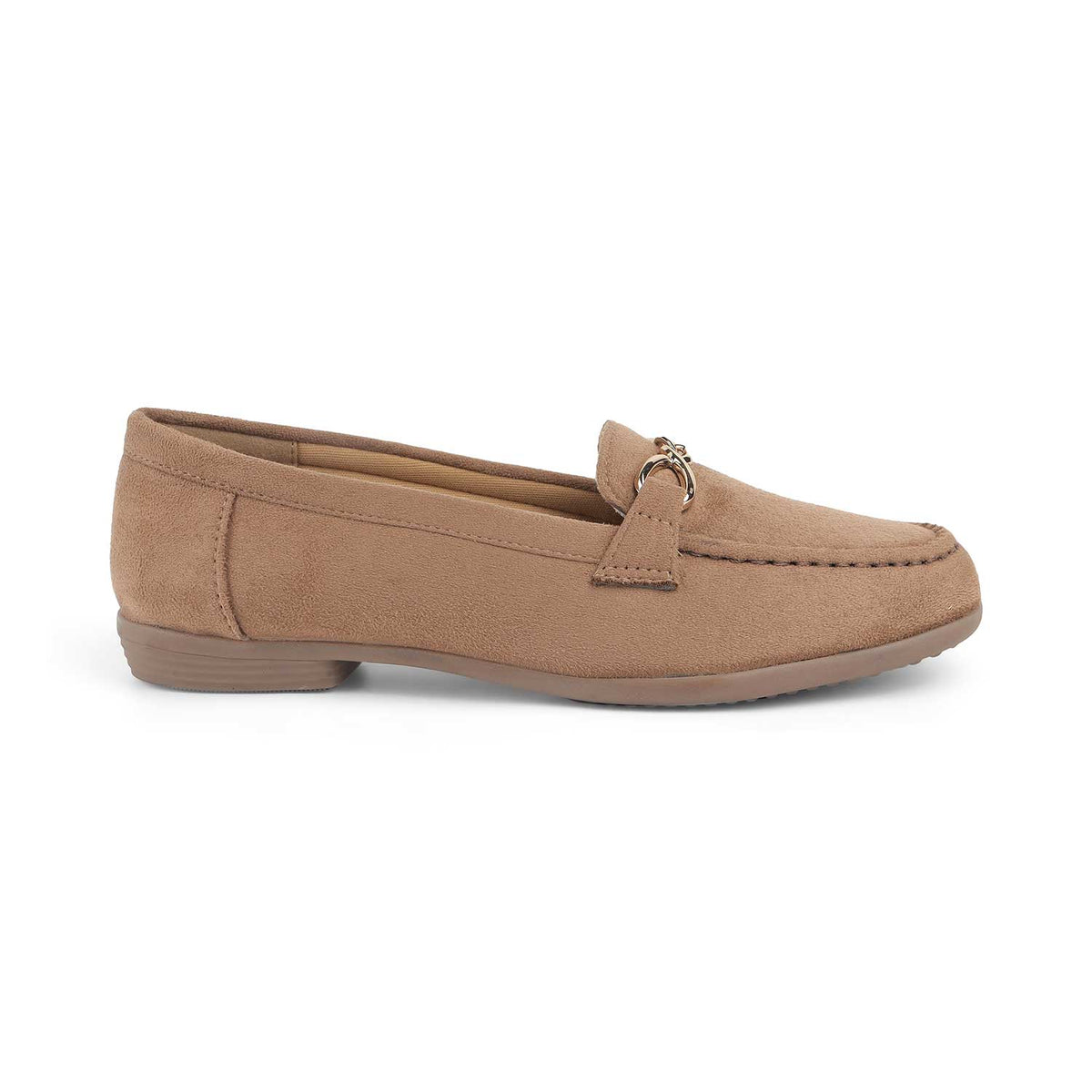 Tresmode Sliuck Beige Women's Dress Loafers