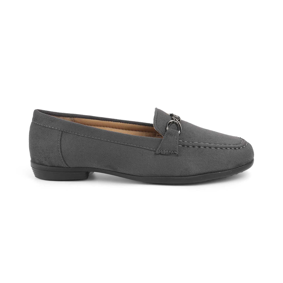 Tresmode Sliuck Grey Women's Dress Loafers