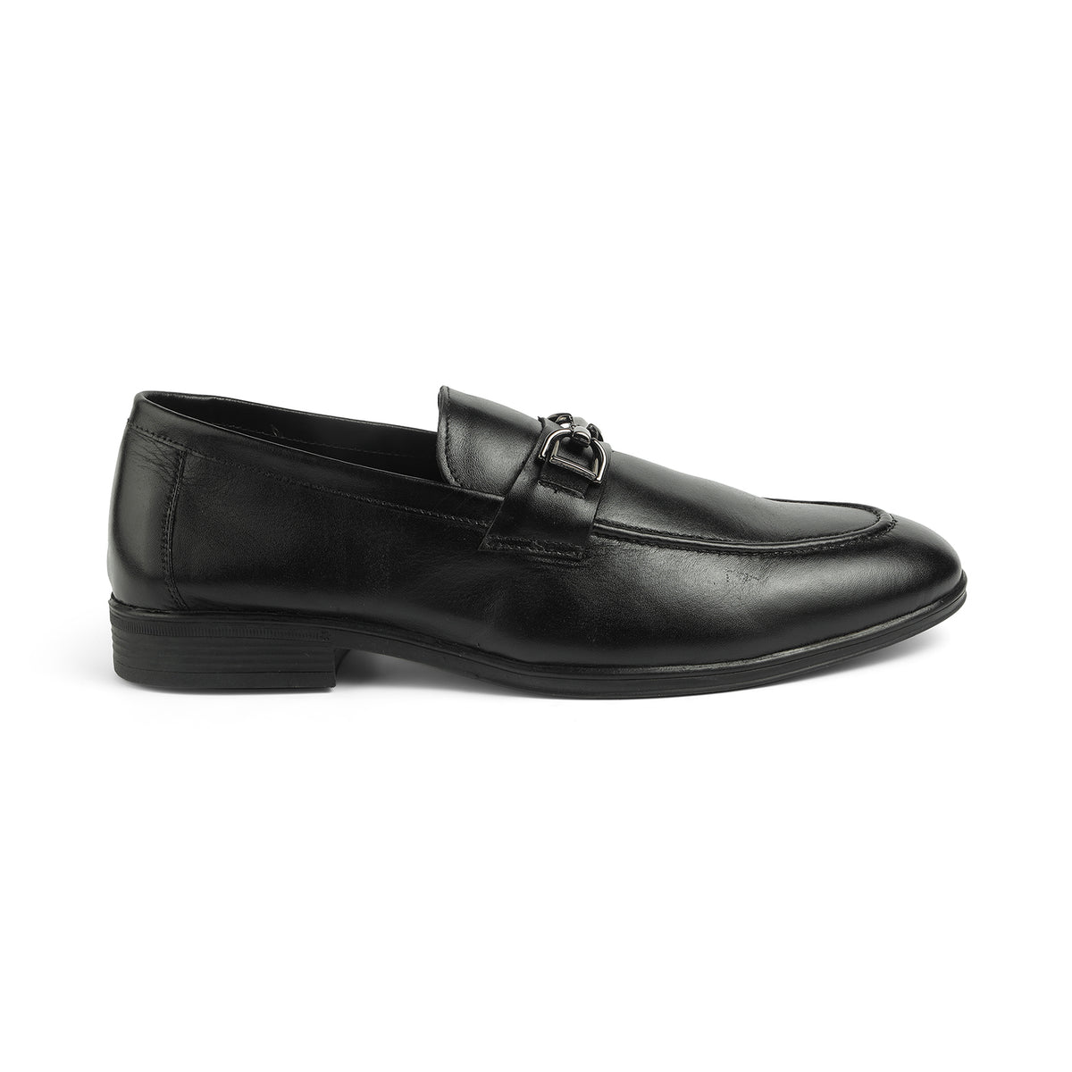 Tresmode Soco Black Men's Leather Loafers
