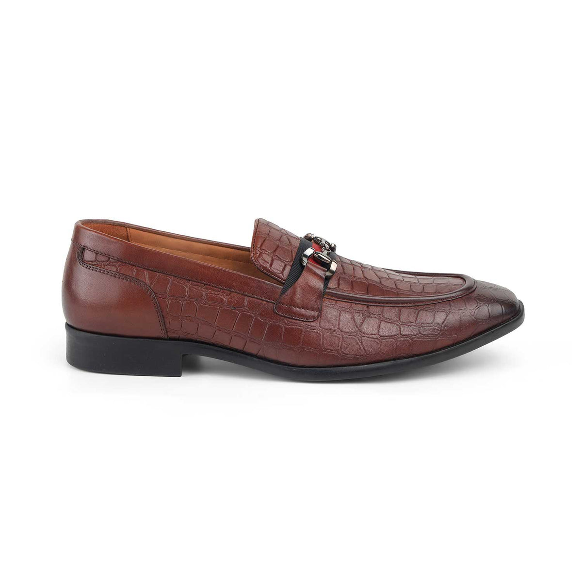 Tresmode Swed Tan Men's Leather Loafers